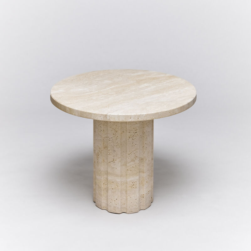 Amerigo Side Table - Travertine