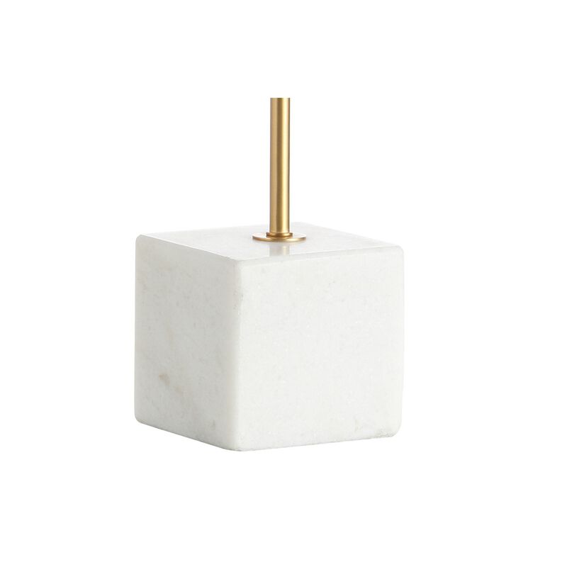 Fisher Marble/Brass LED Table Lamp
