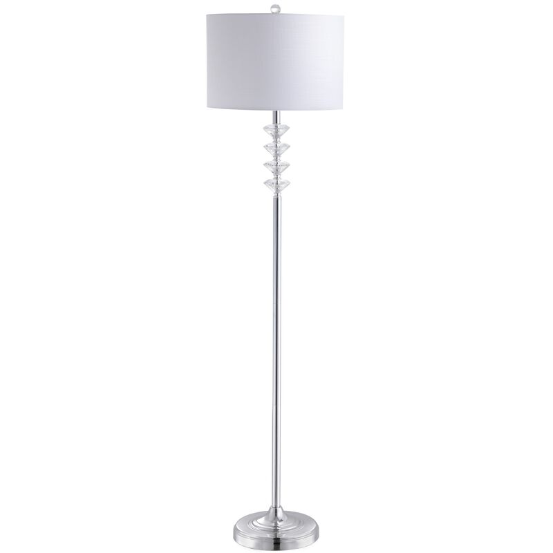 Mia Crystal/Metal LED Floor Lamp