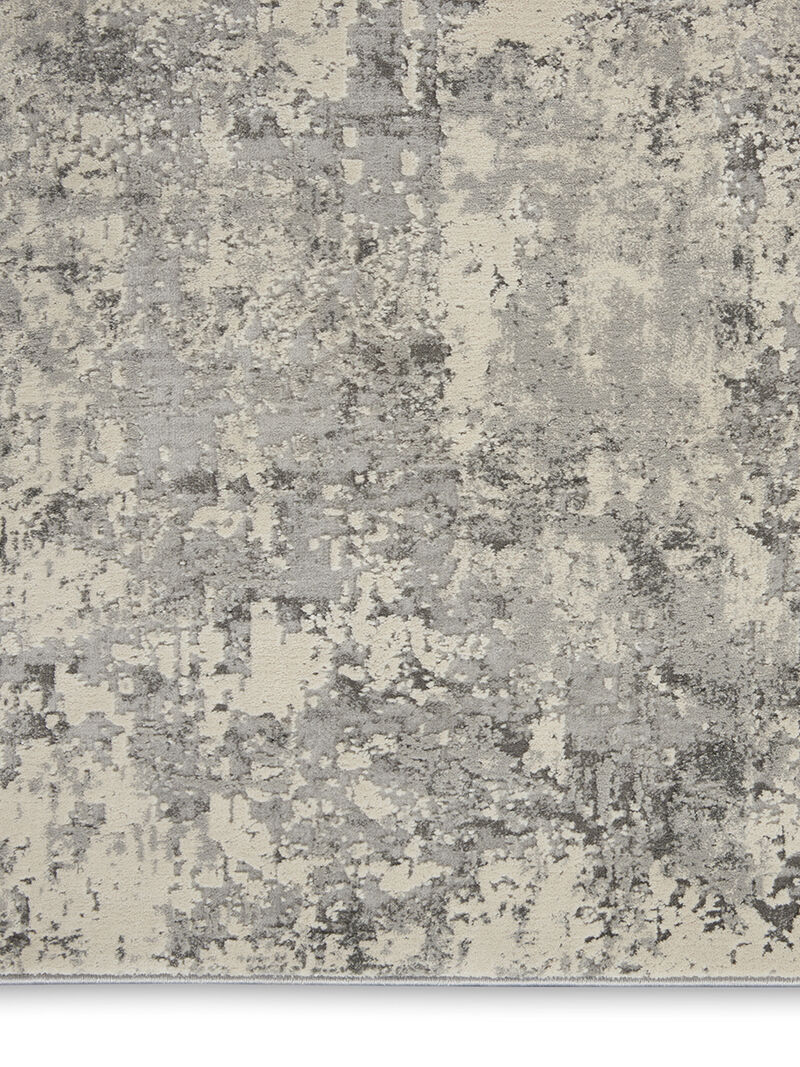 Rustic Textures RUS07 Gray/Beige 6' x 9' Rug