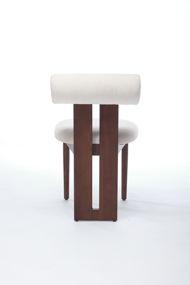 Polyester Upholstered Back Side Chair Dining Chair (Set of 2) image number 1