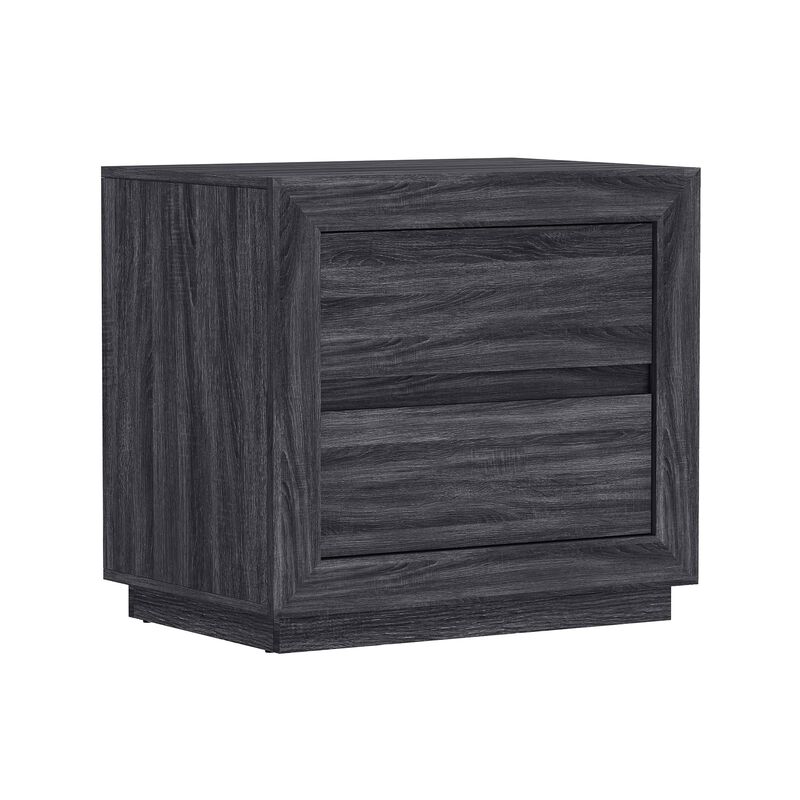 Soren 26" 2-Drawer Nightstand in Gray image number 0
