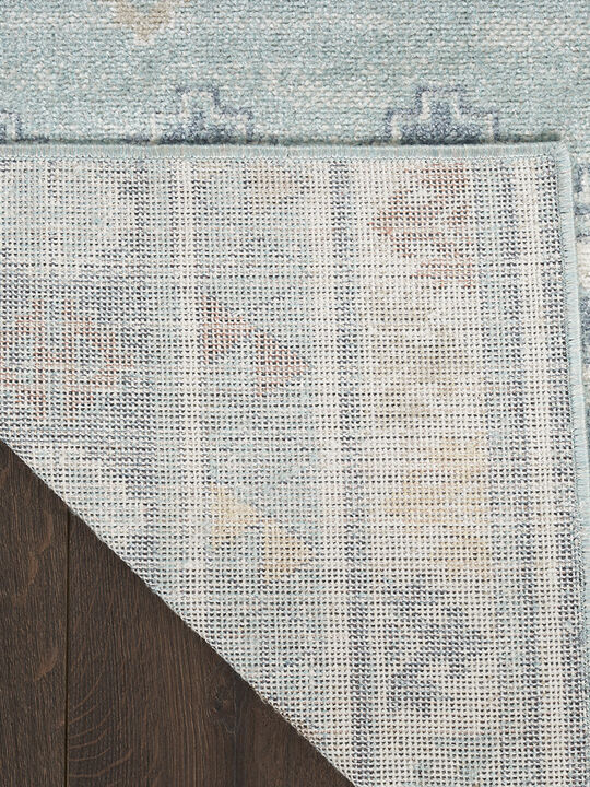 Washable Decor WSD03 Light Blue 7'10" x 10' Rug