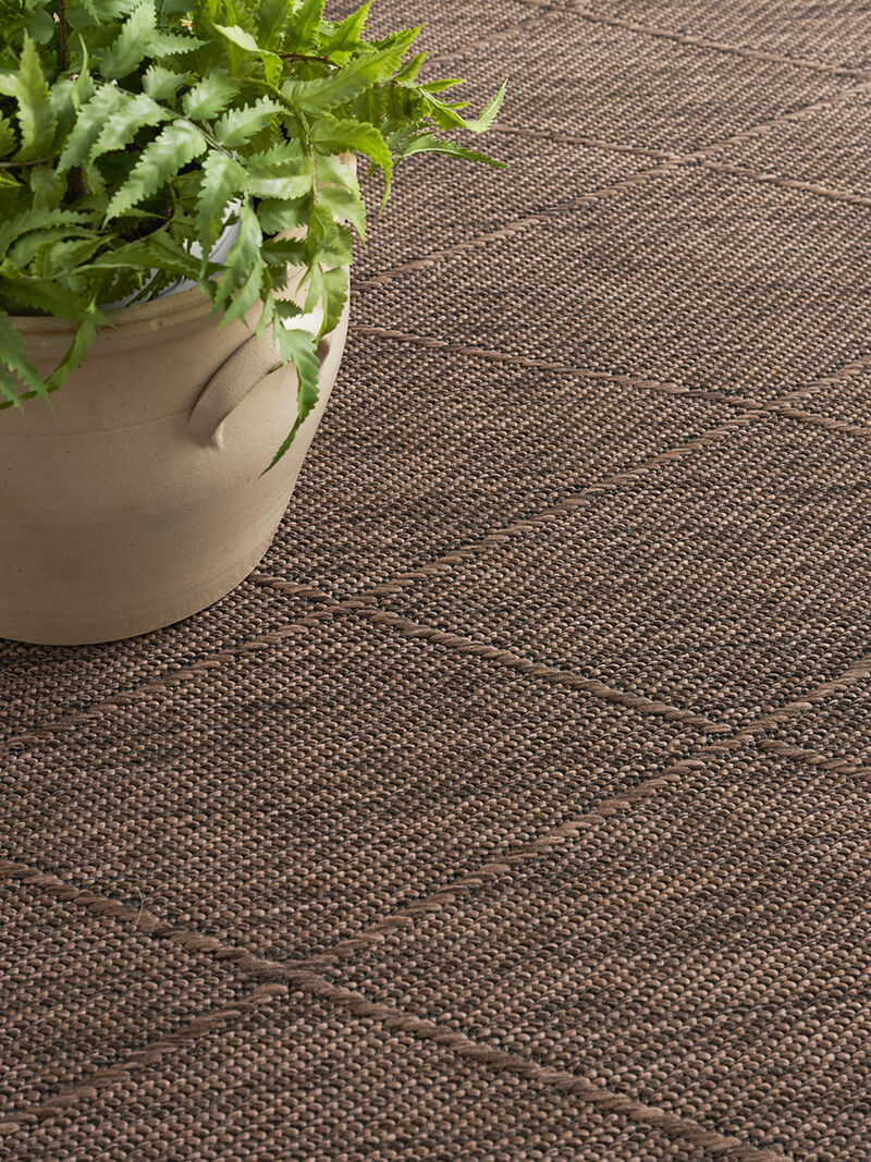 Washable Solutions WSL01 Mocha 9' x 12' Rug