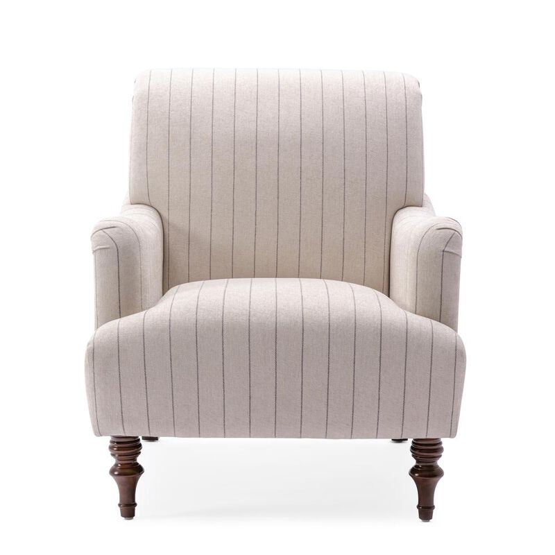 Seville Sea Oat Striped Arm Chair