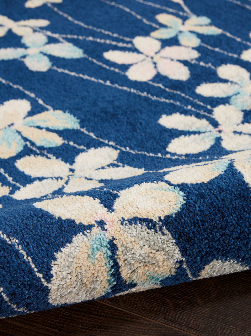 Tranquil TRA04 Navy 5'3" x 7'3" Rug image number 5