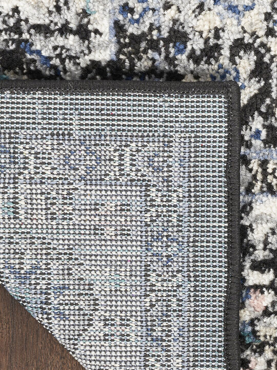 Passion PSN03 Black/Ivory 1'10" x 2'10" Rug