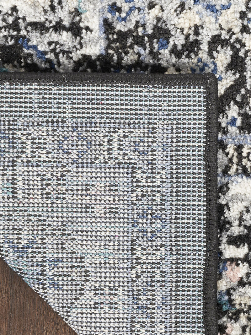 Passion PSN03 Black/Ivory 1'10" x 2'10" Rug