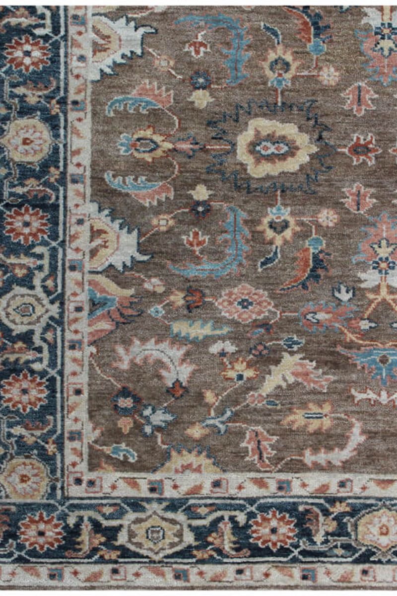Polaris 42545 Brown 9' x 12' Rug image number 1