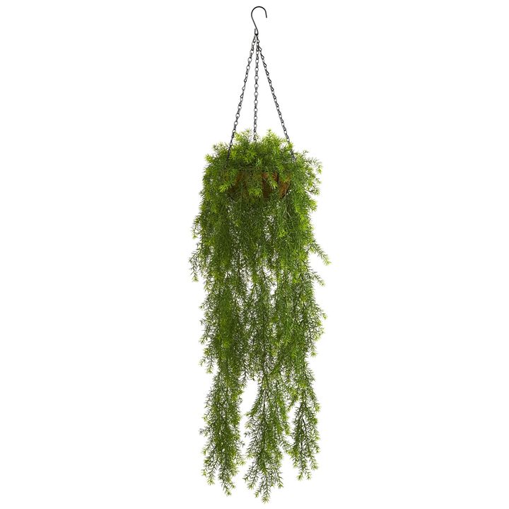 HomPlanti 3" Willow Artificial Plant Hanging Basket