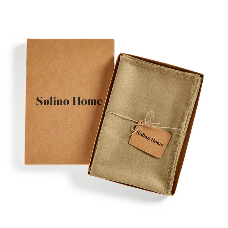 Linen Dinner Napkins - Fringe