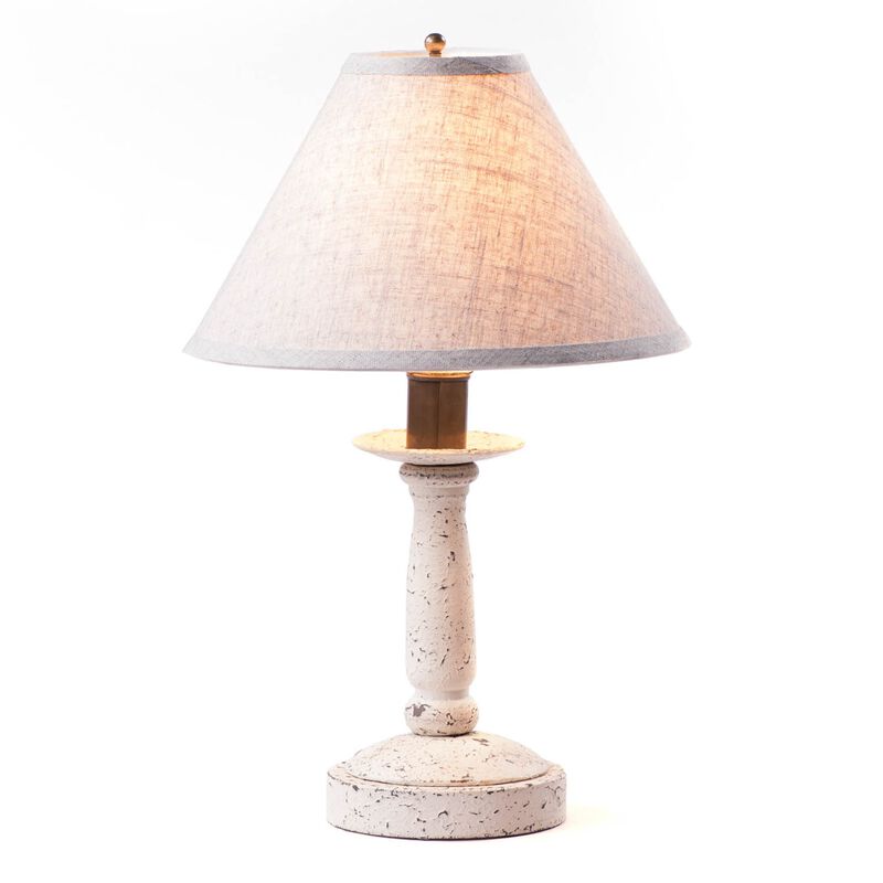 Butcher's Lamp In Americana White With Shade image number 0