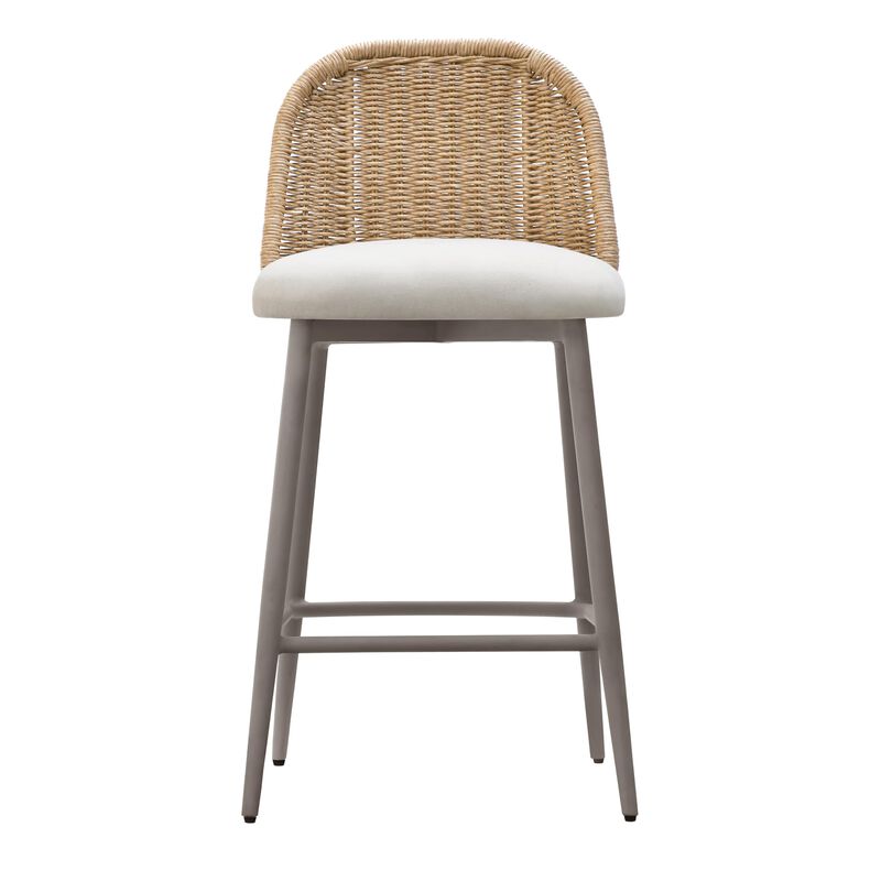 Alexa Cream Outdoor Counter Stool image number 7