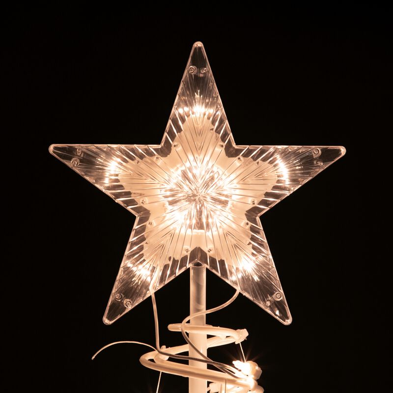 6' Pre-Lit Spiral Christmas Tree - Clear Lights image number 3