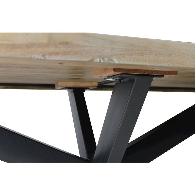 Alex Hamilton Felix Dining Table with Iron Legs