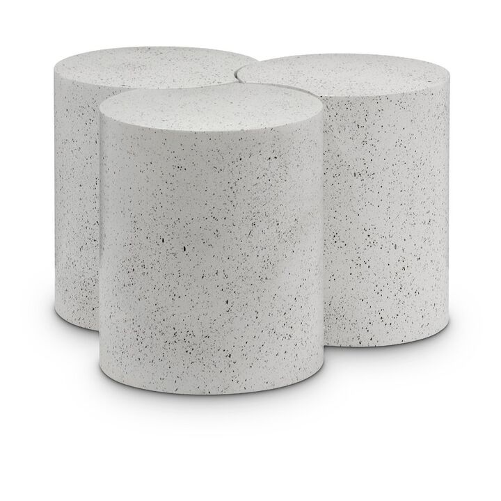 Meridian Furniture Dimple White Coffee Table