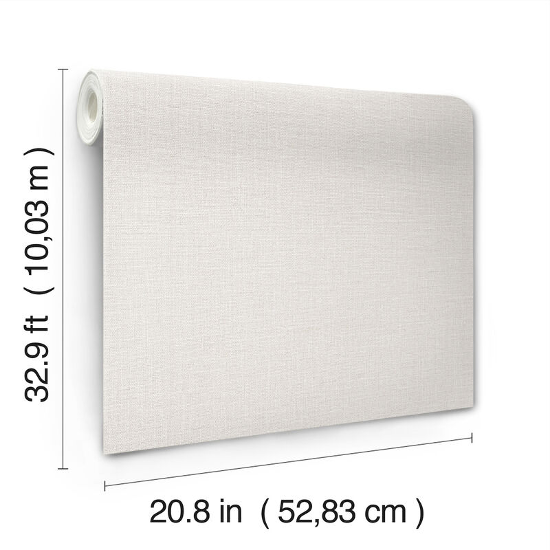 Loom White Wallpaper (Set of 2) image number 3