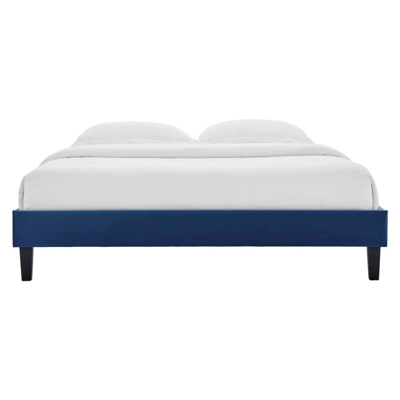 Modway - Reign Full Performance Velvet Platform Bed Frame image number 2