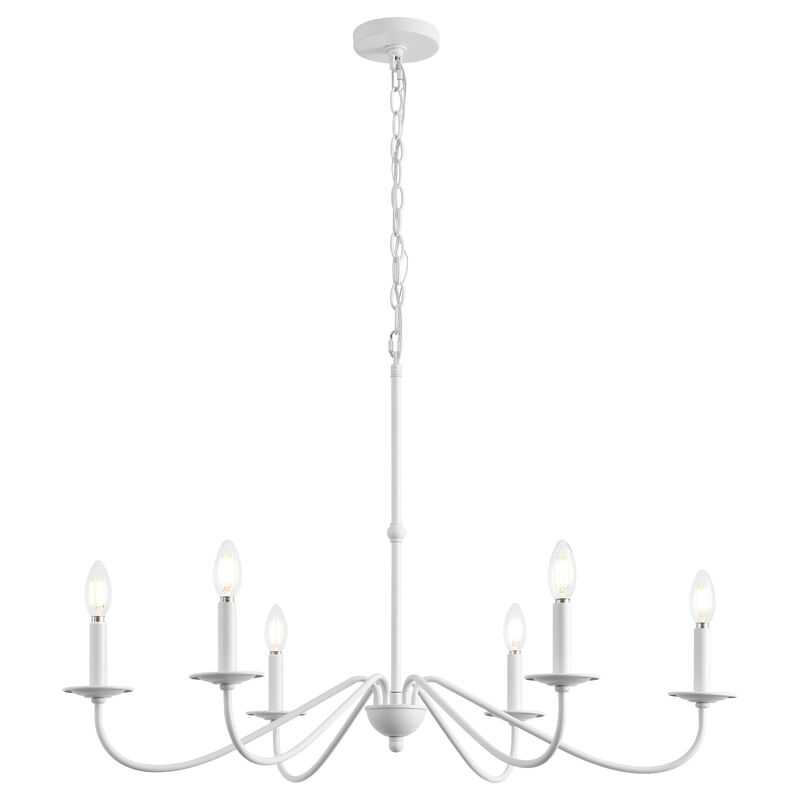 Wicklow Bohemian Farmhouse Iron LED Chandelier