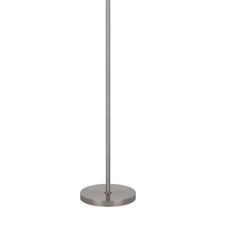 Floor Lamp with LED Torchiere, Touch Dimmer, 70 Inch Brushed Steel image number 6