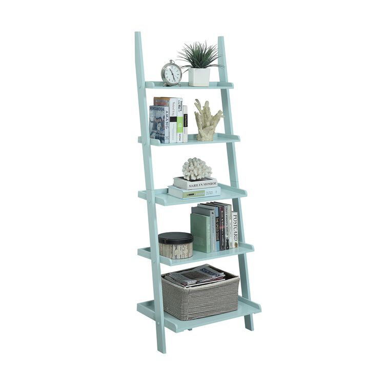 Convenience Concepts  American Heritage Bookshelf Ladder, Sea Foam   72 x 14 x 24 in.