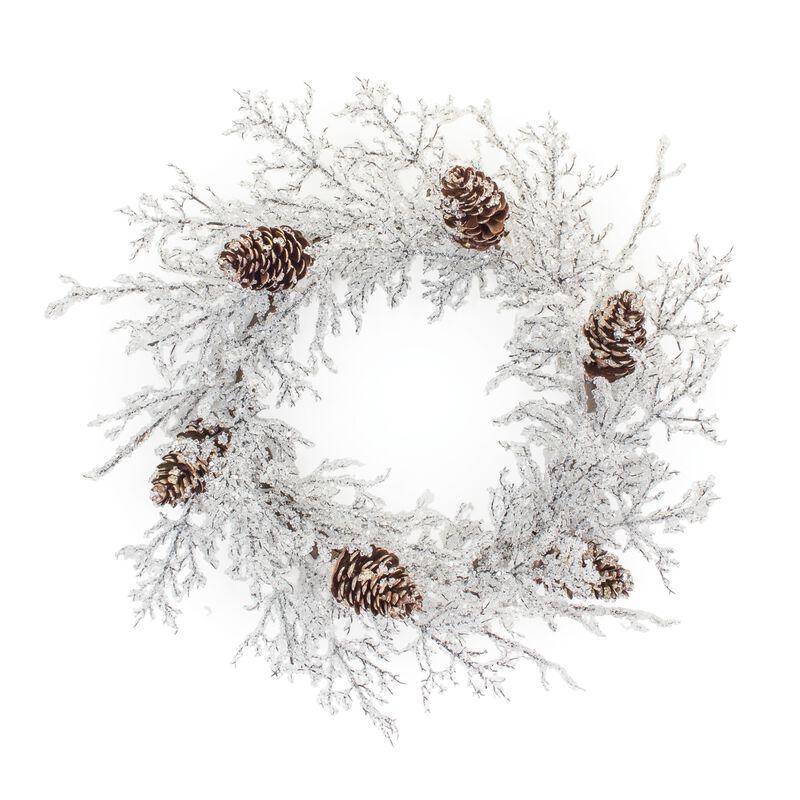 Ice Branch Wreath for Winter and Holiday Home Décor