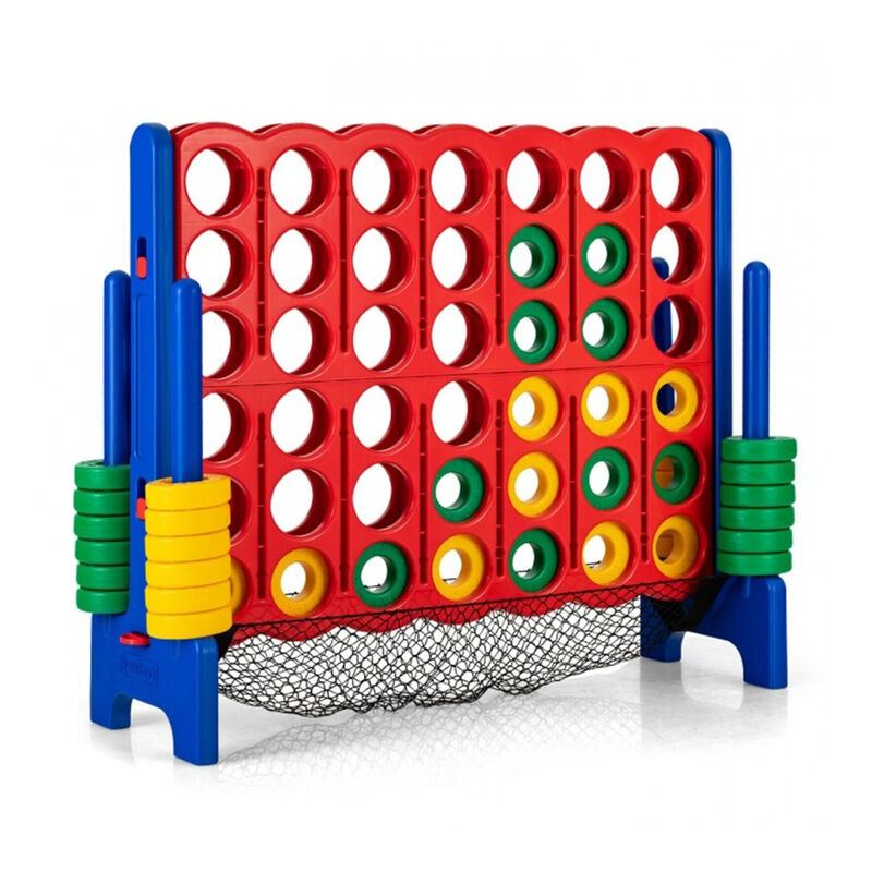 4-to-Score Outdoor Giant Game Set with Blue Net Storage