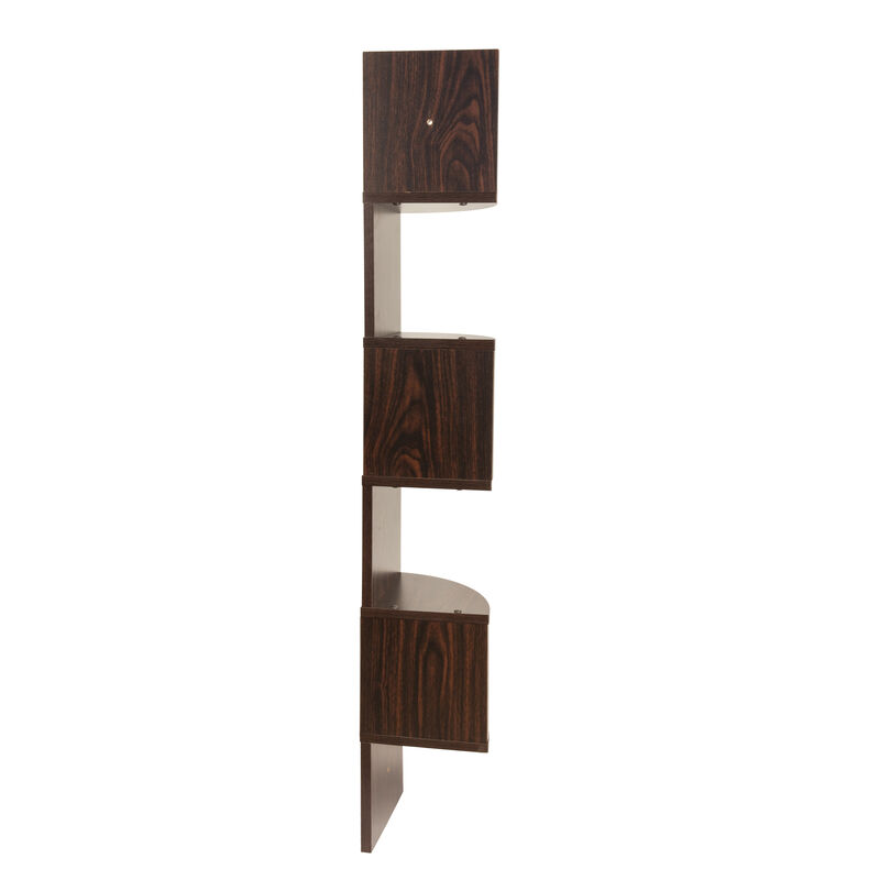 Large Laminated Corner Wall Mount Shelf