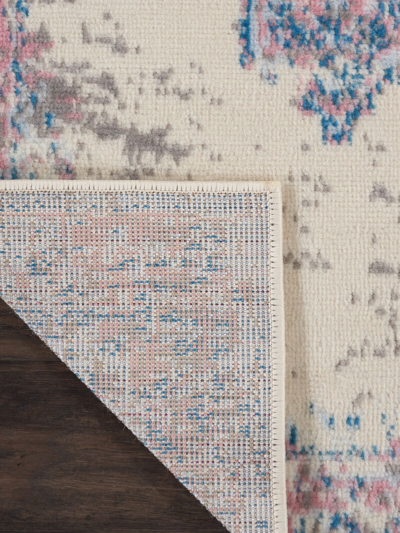 Grafix GRF14 Ivory/Pink 2'3" x 12' Rug