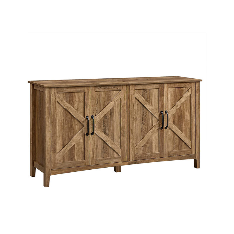 Adjustable Shelf Buffet Cabinet &ndash; Stylish Sideboard Organizer for Living Room, Pantry, or Kitchen Use