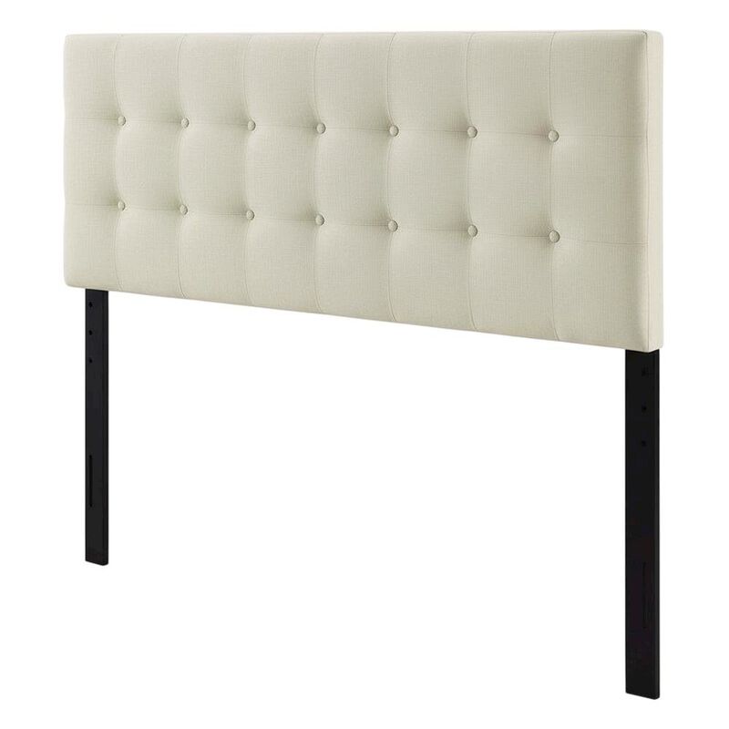 Upholstered Fabric Full Headboard in Neutral Tone with Durable Construction image number 0