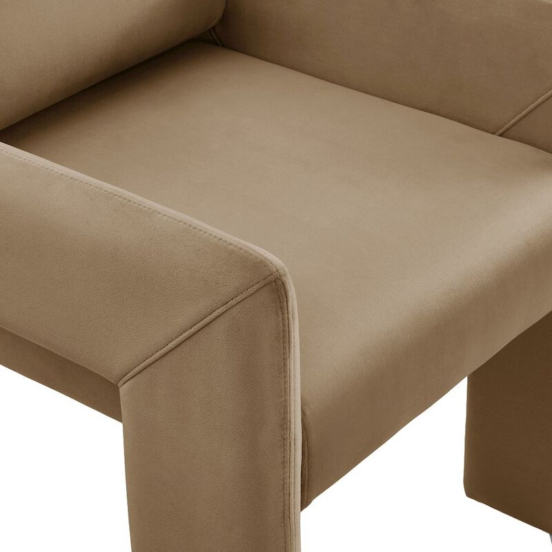 Daven Stain-Resistant Performance Velvet Dining Armchair image number 6