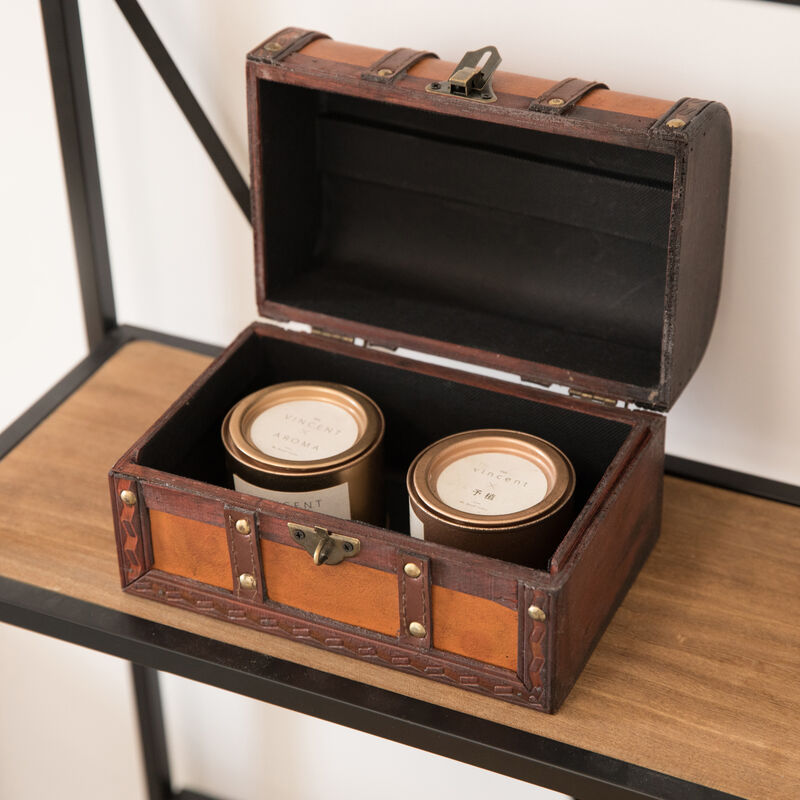 Decorative Leather Small Treasure Box
