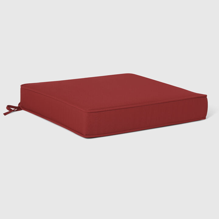 WestinTrends Outdoor Patio Furniture Seat Chair Square Cushions Set of 2, 20" x 19"