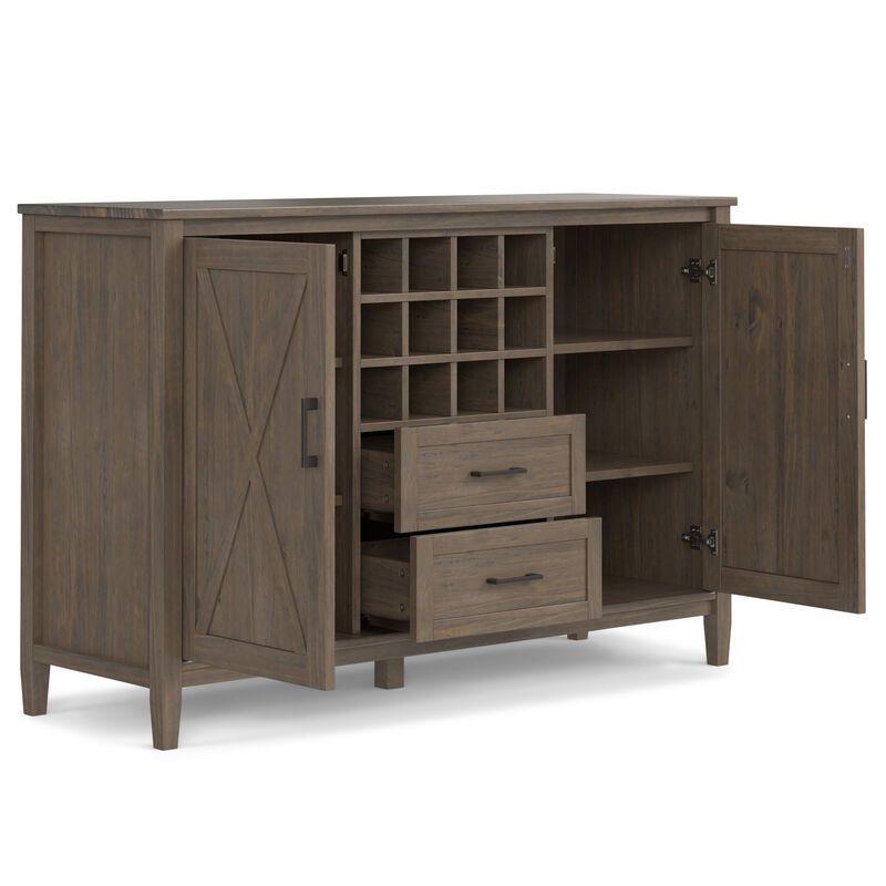 Simpli Home Ela Sideboard with Wine Storage image number 3