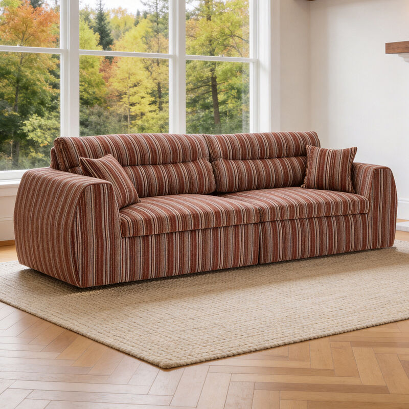 Posdud Chenille Compression Sofa image number 1