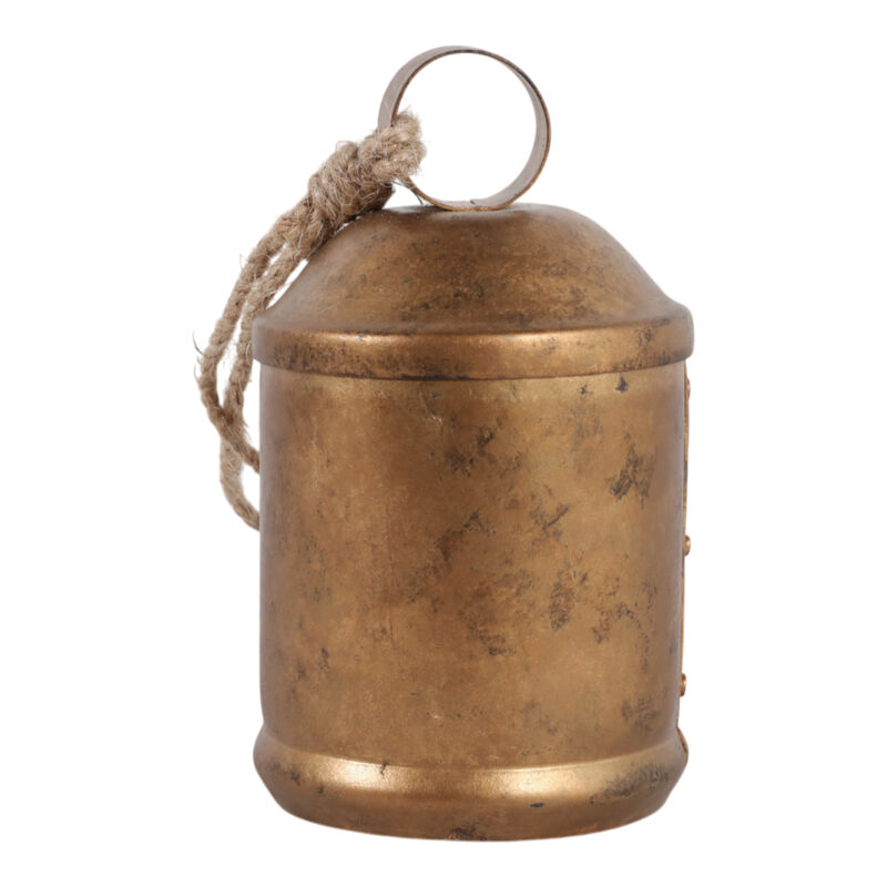 6" 22 Oz Cinnamon Bell Candle, Gold image number 3