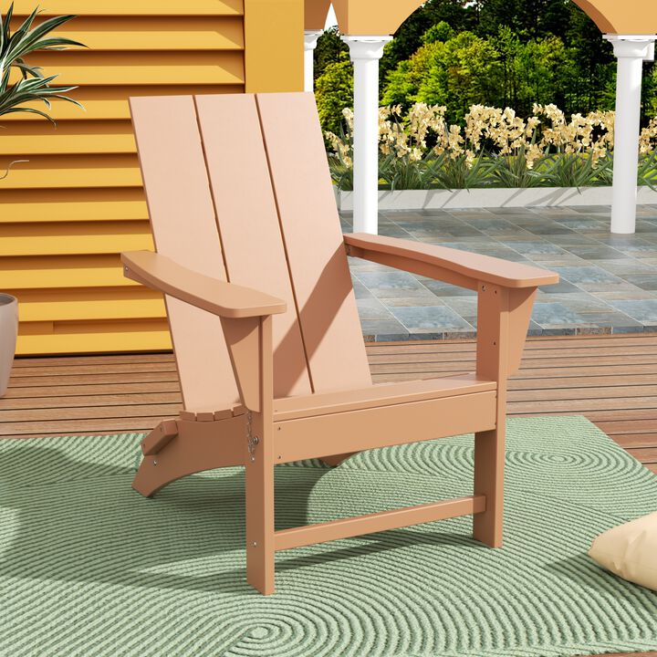 WestinTrends Modern Folding Adirondack Chair
