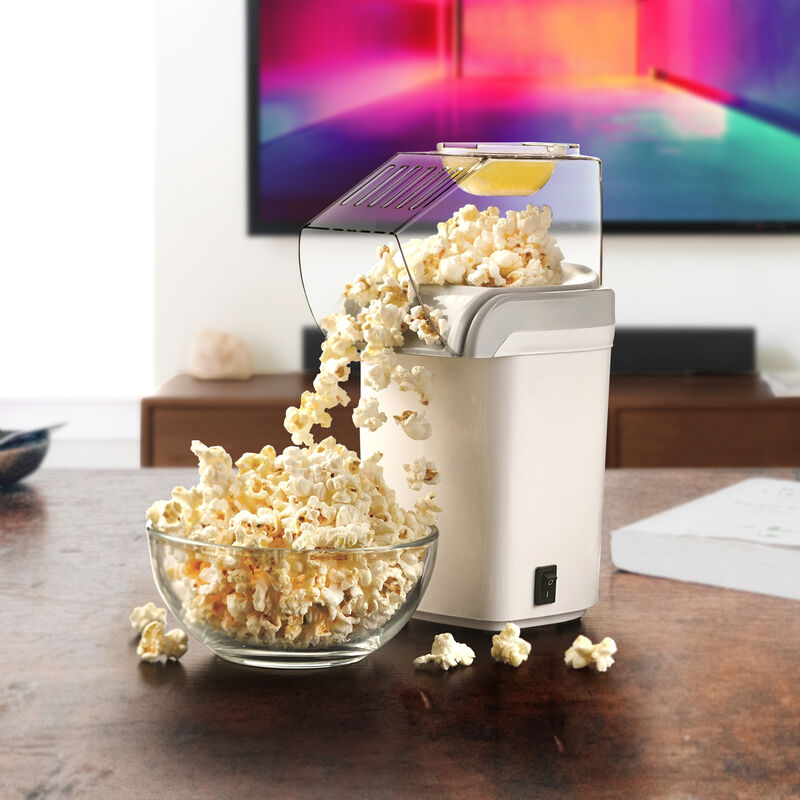 Brentwood Hot Air Popcorn Maker in White