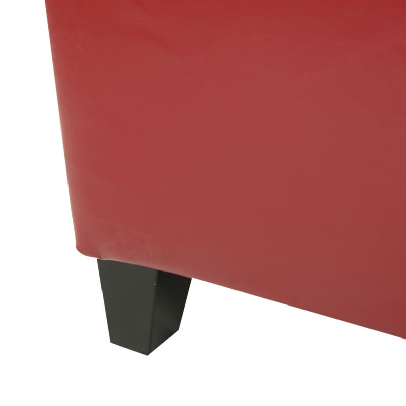 Merax Merax PU Leather Home Storage Ottoman image number 5