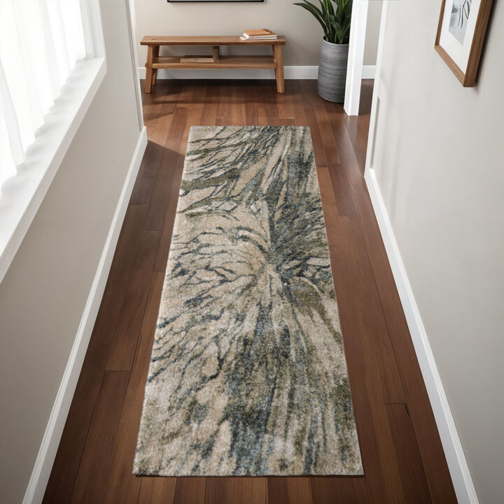 HomeRoots Abstract Runner Rug