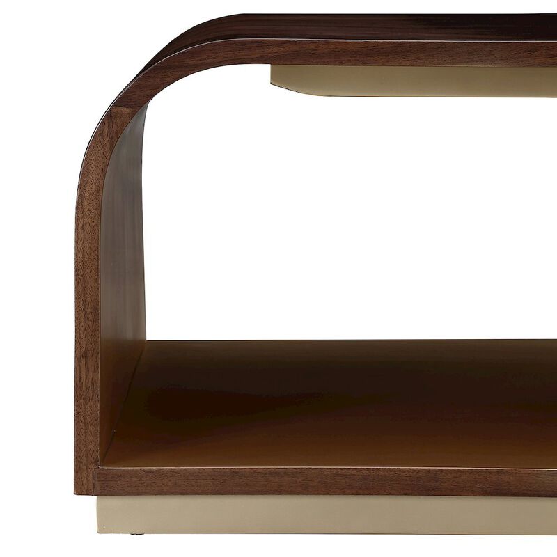 Michael Amini Houston Cocktail Table - Walnut