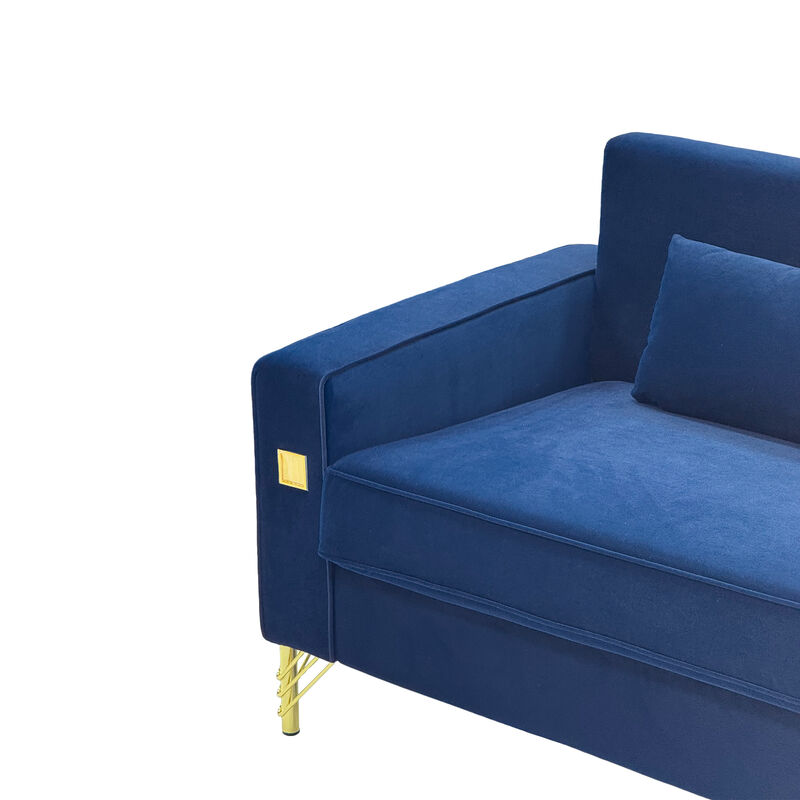 Stapak Velvet Sofa image number 5