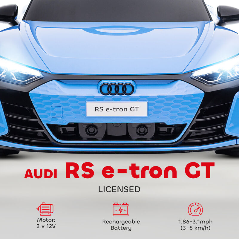 BreeBe Audi RS e-tron GT 12V Ride On Car for Kids with Parent Remote image number 3