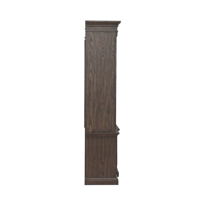 Liberty Furniture Paradise Valley Entertainment Center for Living Room - Saddle Brown
