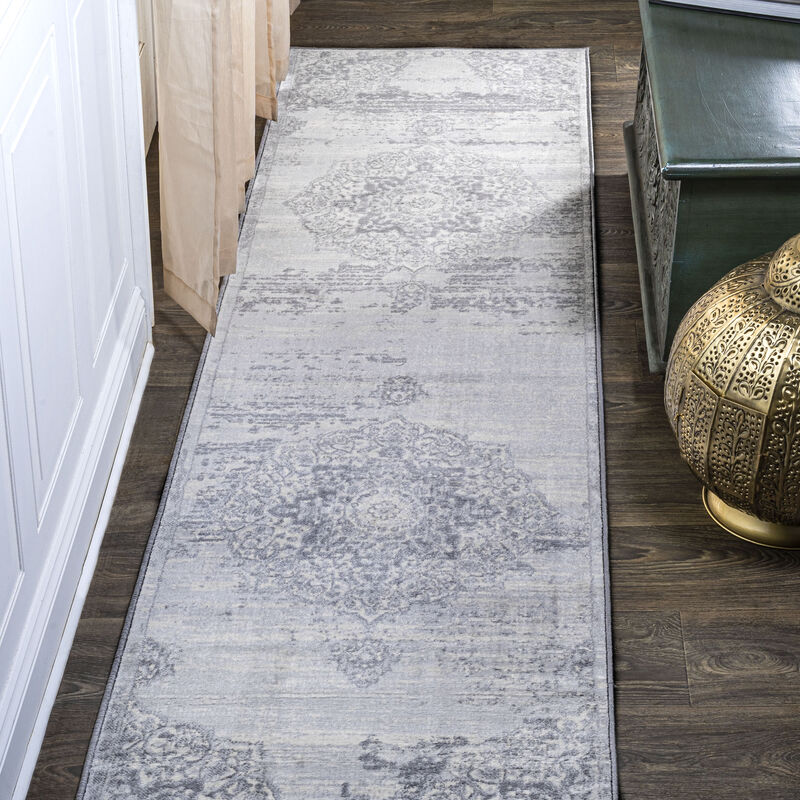 Modern Vintage Medallion Indoor Area Rug
