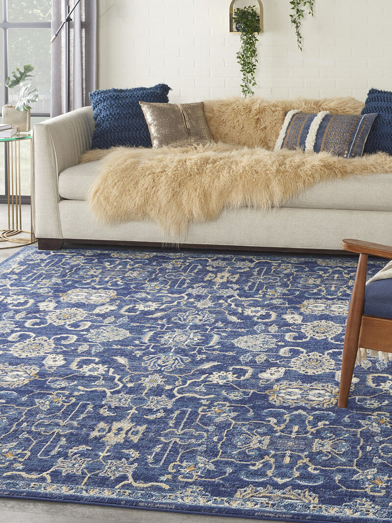 Grafix GRF24 Navy 7' x 10' Rug