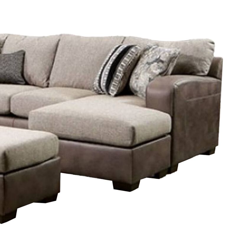 Lila Sectional Sofa Microfiber image number 1
