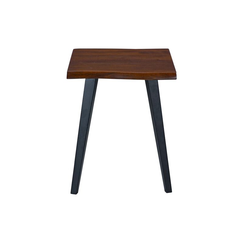 World Interiors Knoxville Side Table in Walnut