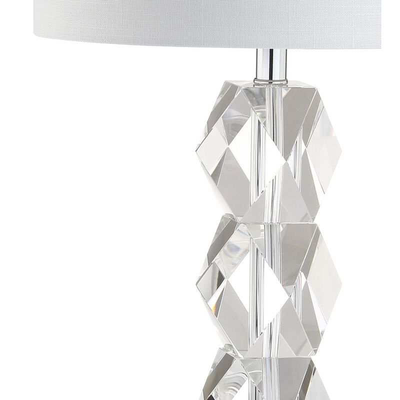 Sofia 26" Crystal LED Table Lamp, Clear image number 5